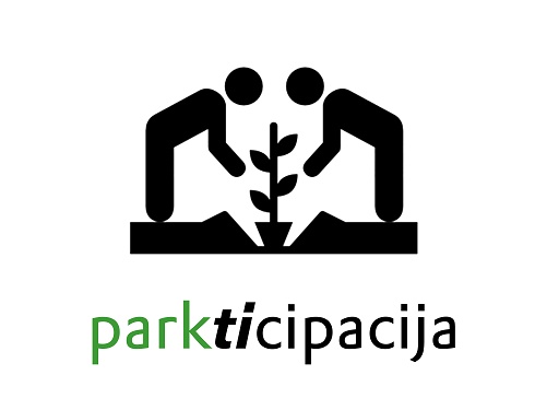 Logo parkticipacija   bijelo  mali